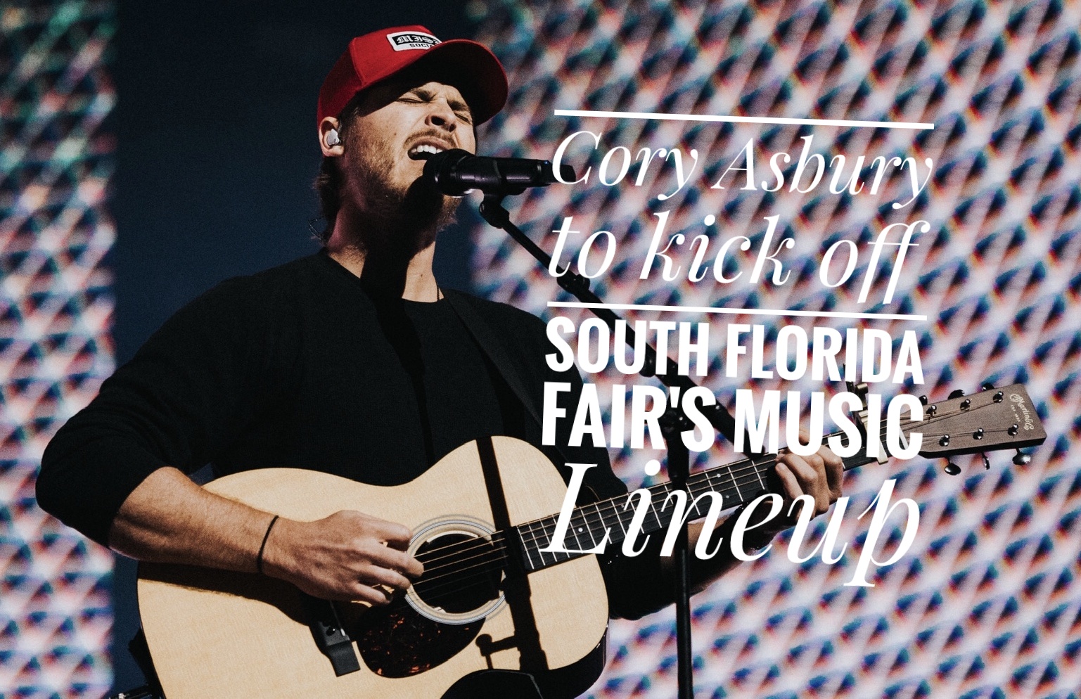 Cory Asbury to kick off South Florida Fair’s music lineup