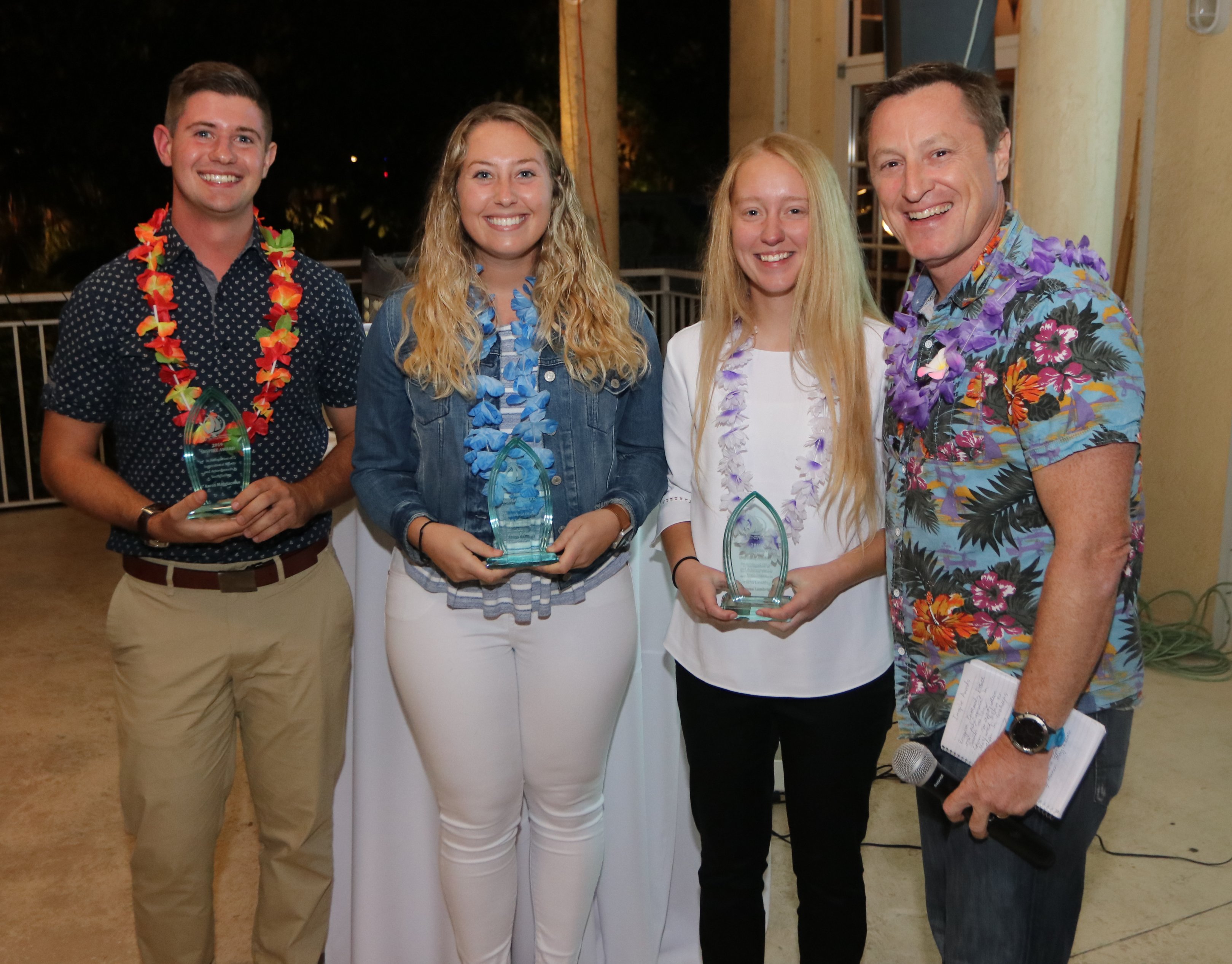 Members of the Palm Beach Atlantic Sailing Team members Honored - Photo by Mike Jachles
