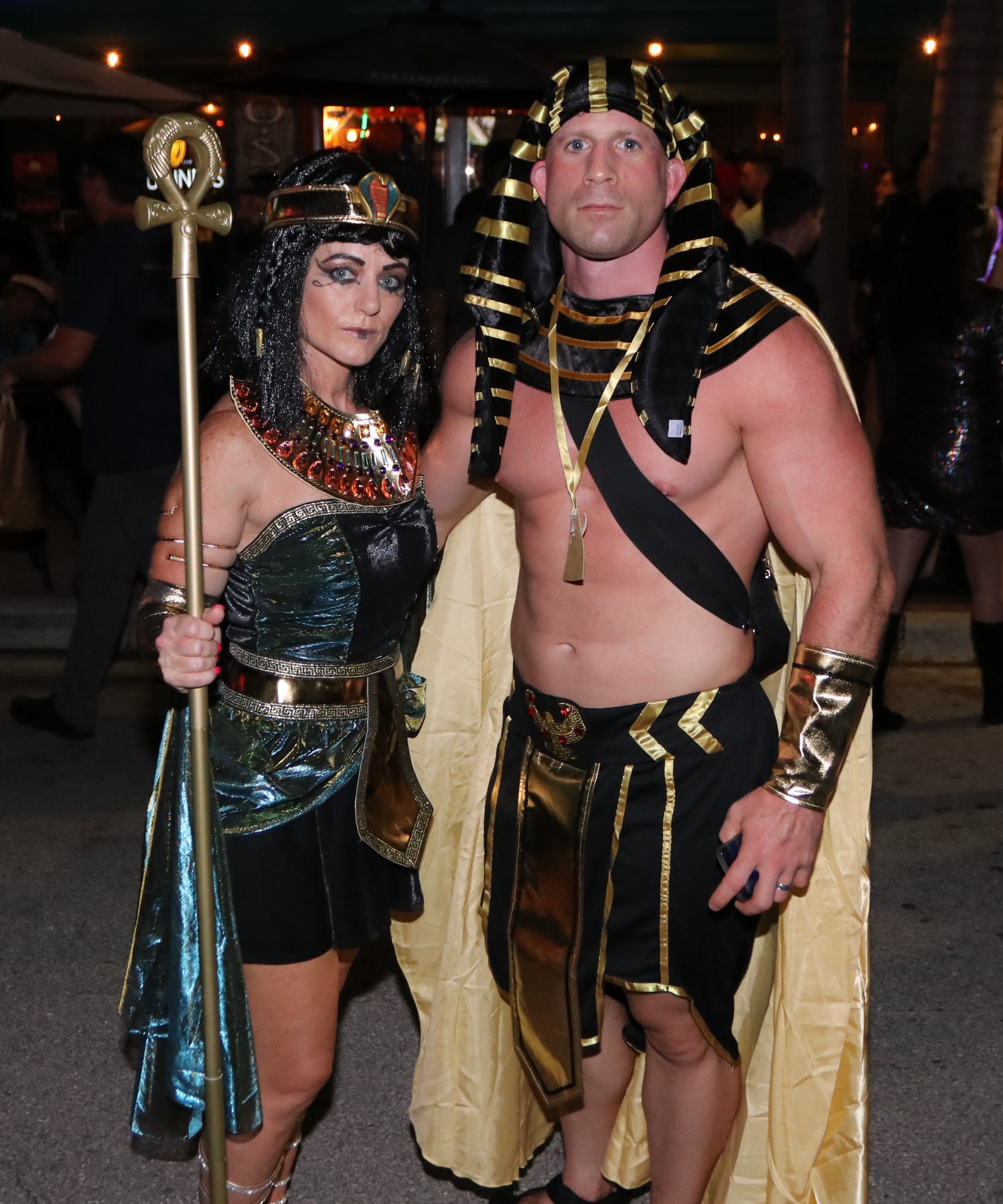 Cleopatra and Pharaoh at Moonfest 2019 (photo by: Mike Jalches)