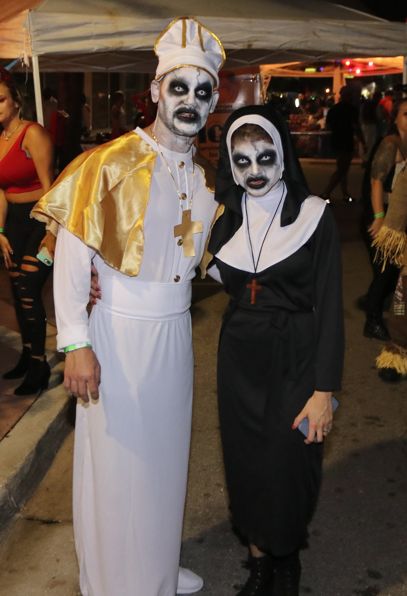 Zombie Priest and Nun at Moonfest 2019 (photo by: Mike Jalches)