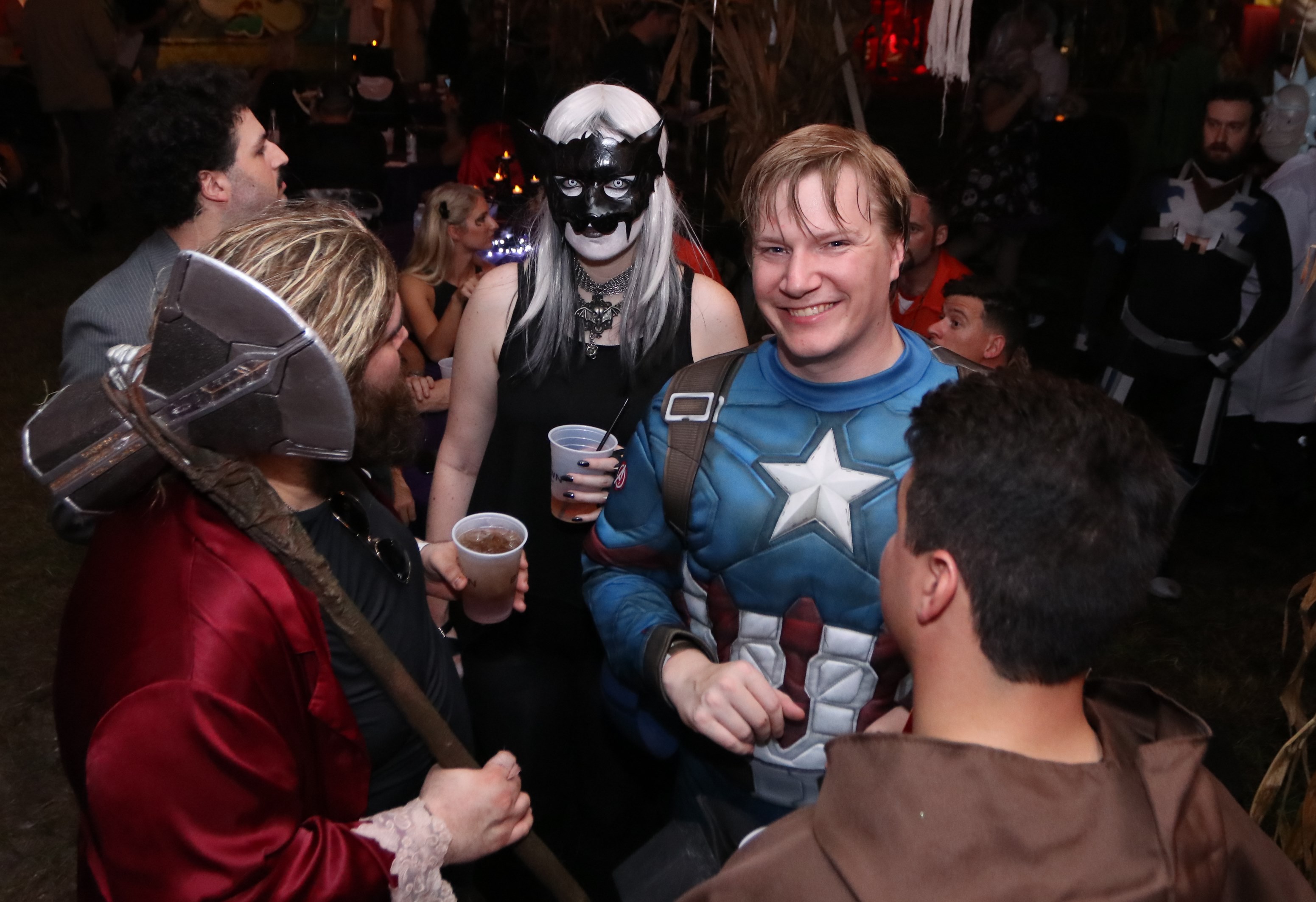 Captain America lost his helmet at Moonfest 2019 (photo by: Mike Jalches)
