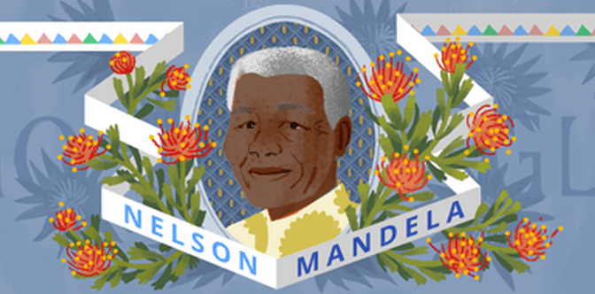 Google celebrates Nelson Mandela Day