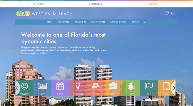 Sneak Peek: The City of West Palm Beach’s website