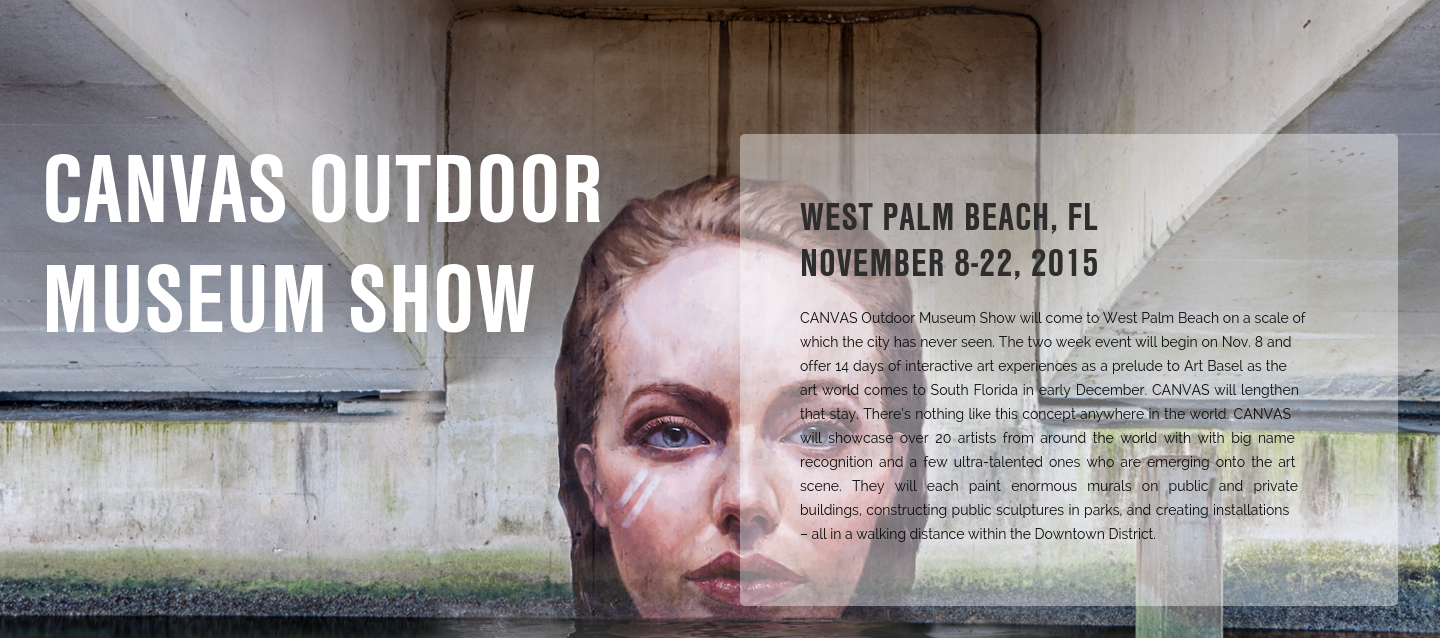 CANVAS Outdoor Museum Show coming to West Palm Beach