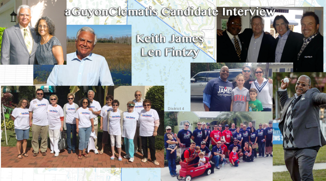 Get to know your District 4 Candidates: Keith James & Len Fintzy