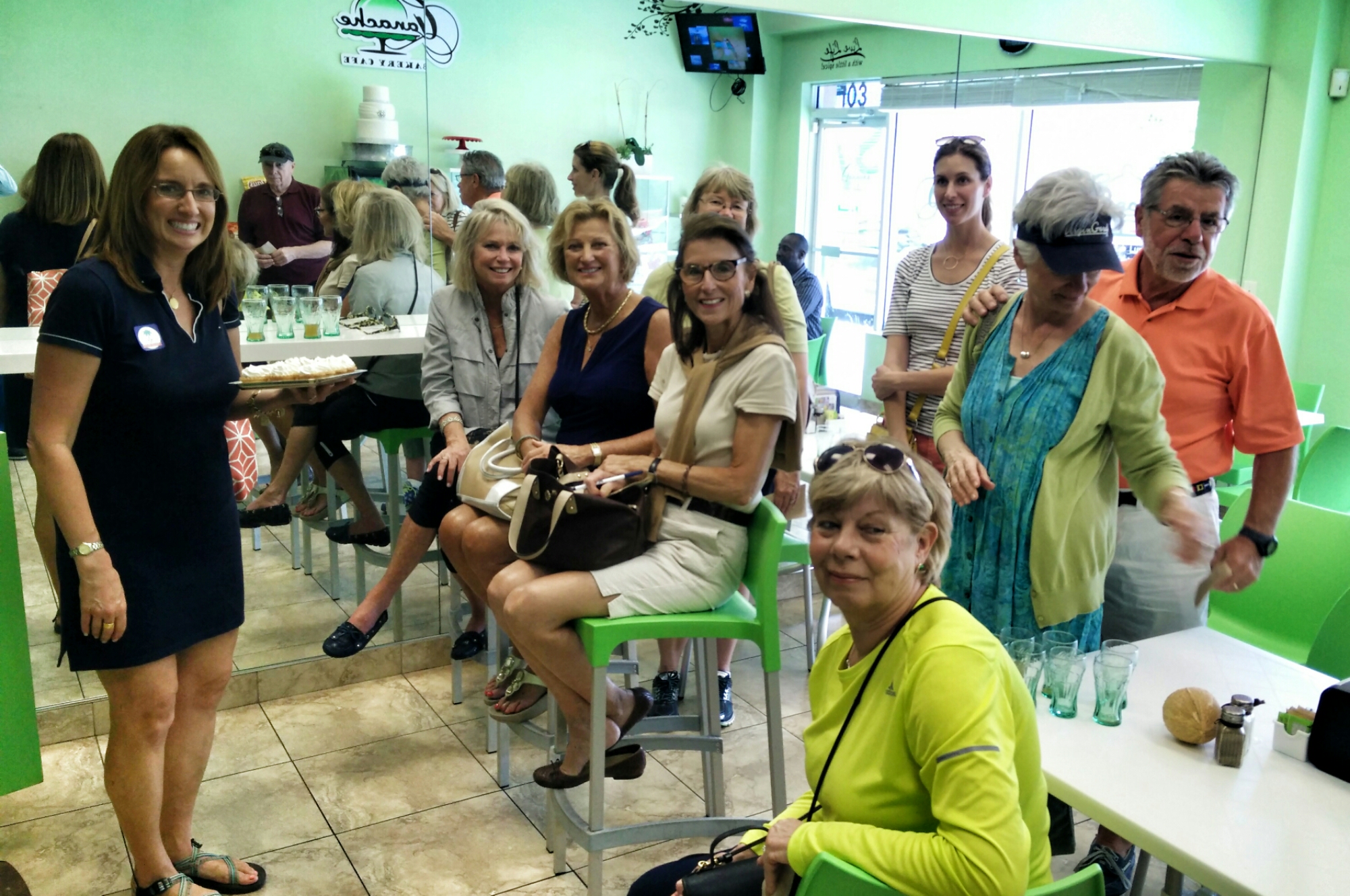 Kristl and the @wpbfoodtours stop at Ganache – @aGuyOnClematis